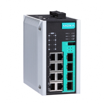 Коммутатор EDS-G512E-8PoE-4GSFP-T